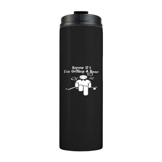 Golf Beer Golfer Father Day Mother Day Thermal Tumblers