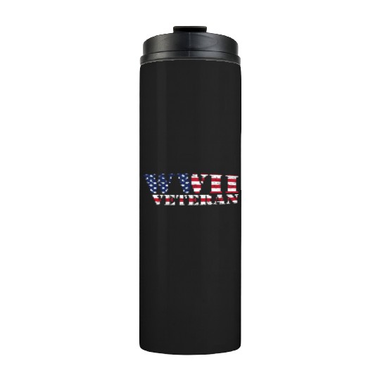 Ww2 Veteran American Flag World War Ii Thermal Tumblers