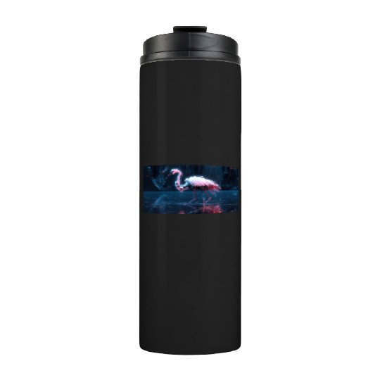 Neon Bird of Paradise Thermal Tumblers