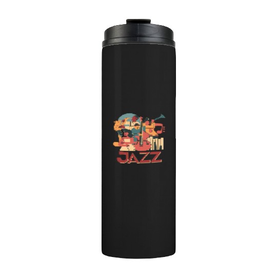 Jazz Musicians Orchestra Playing On Stage Smooth J Thermal Tumblers