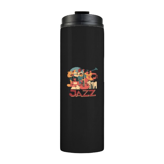 Jazz Musicians Orchestra Playing On Stage Smooth J Thermal Tumblers