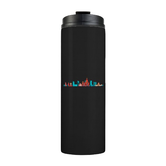 Moscow Skyline Russia Red Square Russian Thermal Tumblers