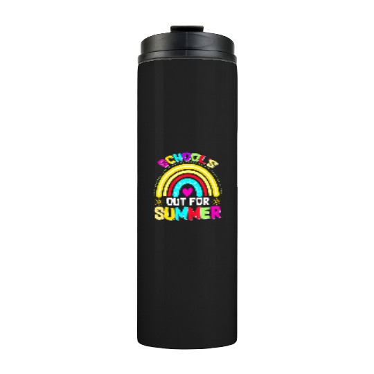 Schools Out For Summer Teacher Last Day Of School Thermal Tumblers