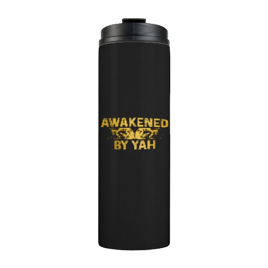 Israelite Hebrew Awakened By Yah Israel Lion Of Ju Thermal Tumblers