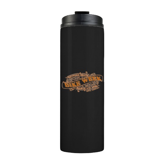 Daytona Beach Bike Week 2022 Front And Back Thermal Tumblers
