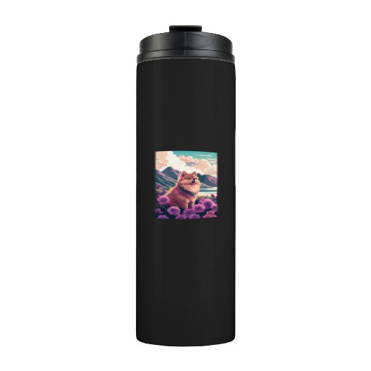 Pomeranian Nature Thermal Tumblers