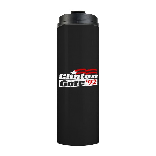 Clinton Gore Bill Clinton 92 Elect Thermal Tumblers