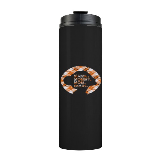 Mama Mommy Mom Bruh,beautiful plaid pajamas Thermal Tumblers