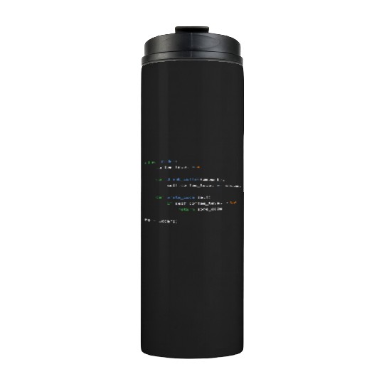 Coffee loving, object oriented python programmer Thermal Tumblers