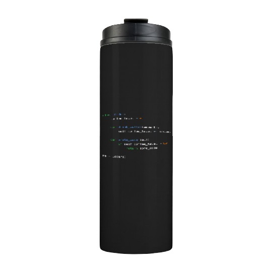 Coffee loving, object oriented python programmer Thermal Tumblers