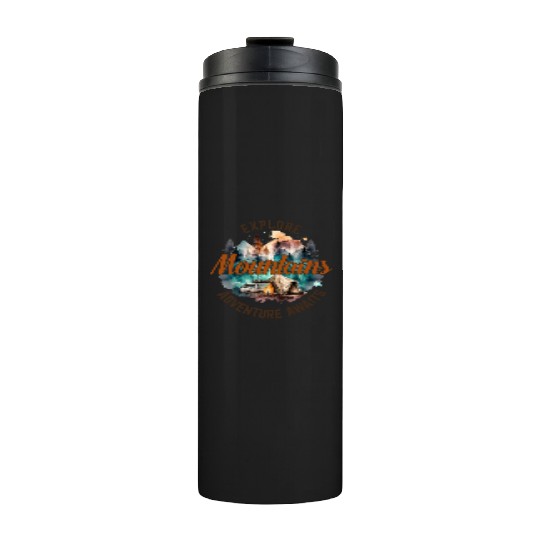 Camping Gear, Adventure Time Thermal Tumblers, Hiking Thermal Tumblers