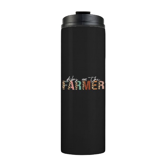 Farm Wife Farm Girlfriend Farmers Wife Dibs On Thermal Tumblers