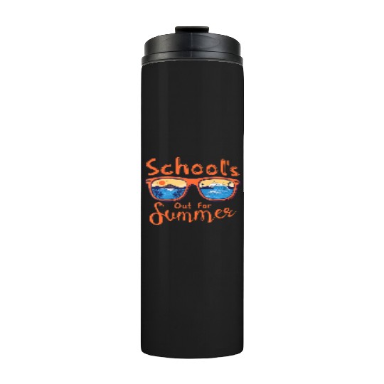 Substitute Teacher Life Hello Summer Tie Dye Summe Thermal Tumblers