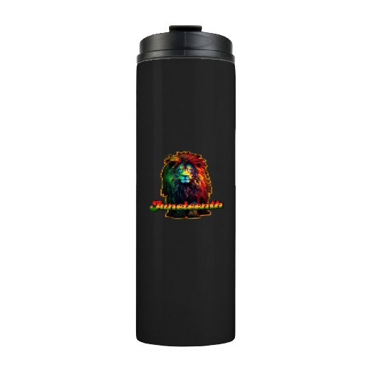 Juneteenth Lion Thermal Tumblers
