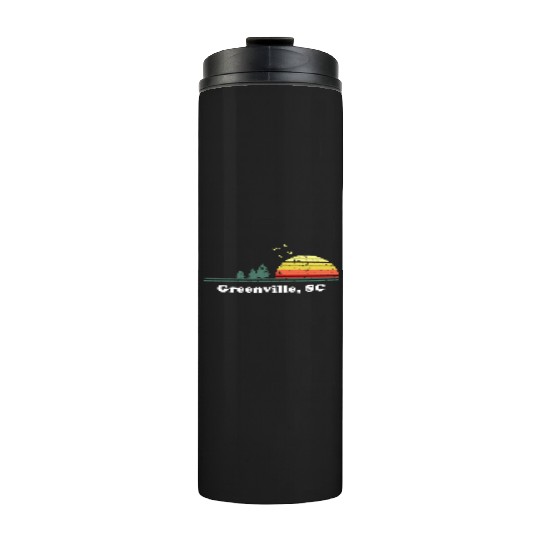 Greenville South Carolina Home Print Thermal Tumblers