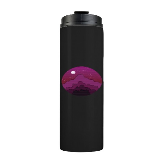 Night Sky Nature Retro Thermal Tumblers