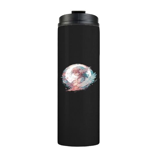 Watercolor Anime Fairy Cute Fairycore Pastel Goth Thermal Tumblers