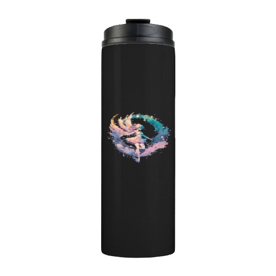 Watercolor Fairy Painting Fairycore Pastel Goth Bu Thermal Tumblers