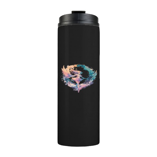 Watercolor Fairy Girls Fairycore Pastel Goth Butte Thermal Tumblers