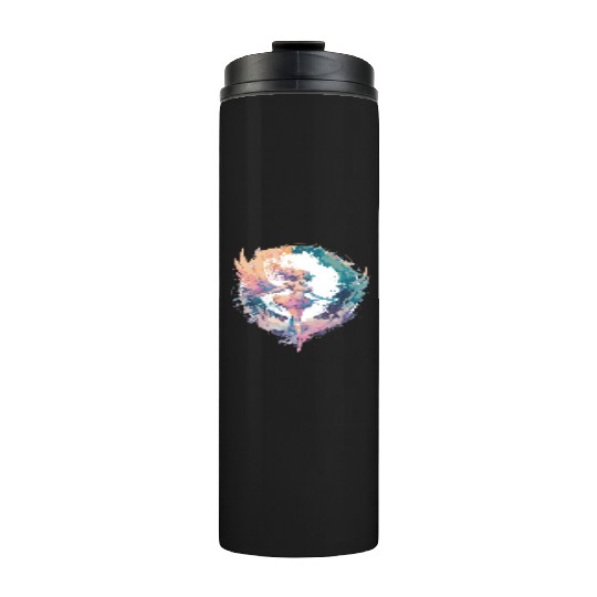 Watercolor Fairy Fairycore Grunge Pastel Goth Aest Thermal Tumblers