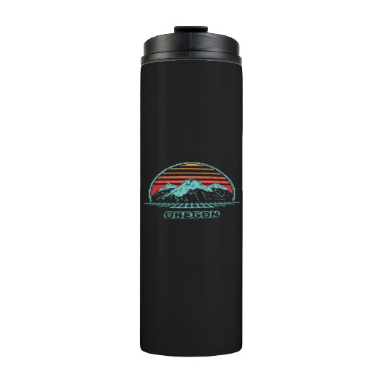 Oregon Mountain Hiking 80S Style Thermal Tumblers