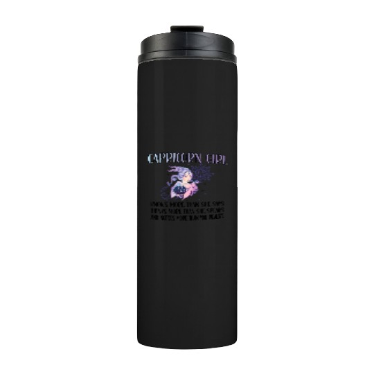 Capricorn Zodiac Sign Capricorn Horoscope Thermal Tumblers