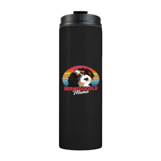 Bernedoodle Mama Dog Mom Owner Thermal Tumblers