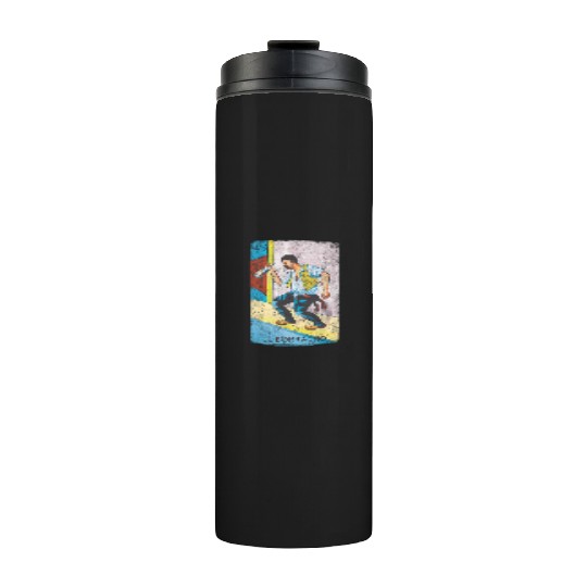 Loteria El Borracho Colorful Tarot Card Thermal Tumblers
