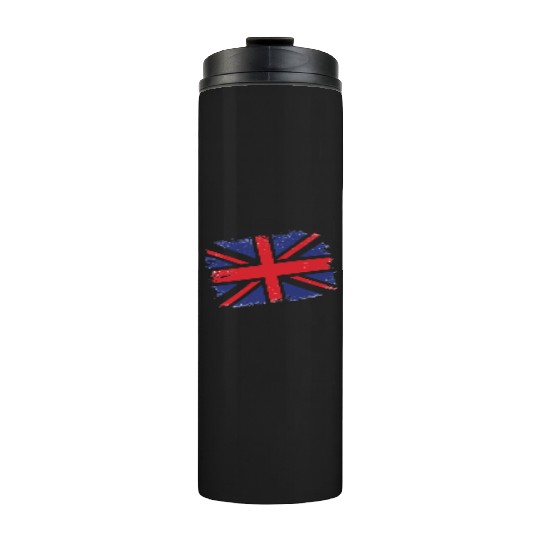 Union Jack Vintage UK Flag Great Britain UK Thermal Tumblers