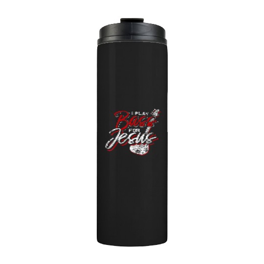 Jesus Bassist Christian Bass Player Bass Guitar Thermal Tumblers