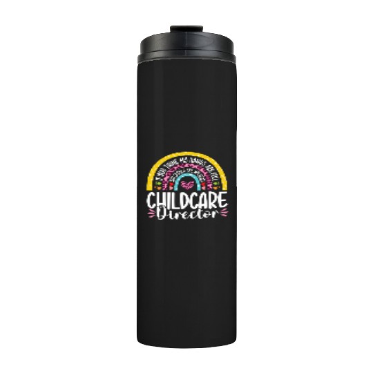 Heart Childcare Director Daycare Teacher Thermal Tumblers