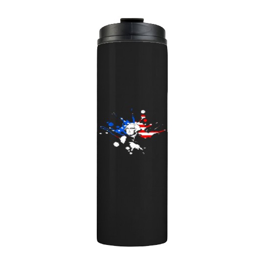 Merica George Washington Independence Day Thermal Tumblers