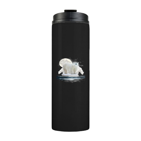 Polar Bears Wildlife Zoo Animal Zookeeper Nature Thermal Tumblers