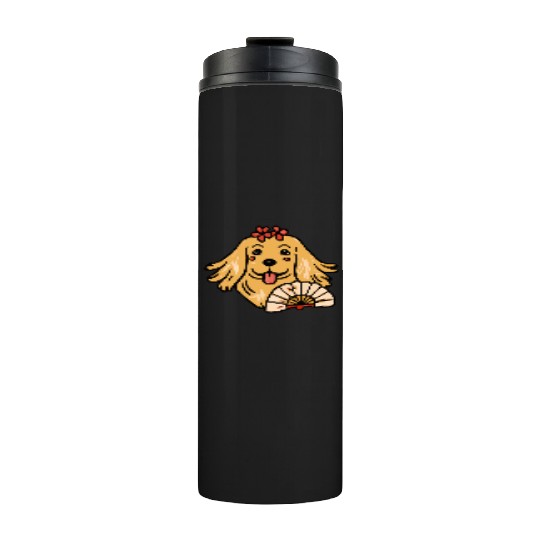 Golden Retriever Geisha Dog Lover Terrier Thermal Tumblers