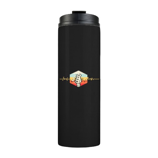Retro Bass Guitar Thermal Tumblers