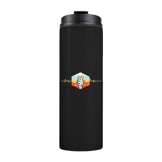 Retro Bass Guitar Thermal Tumblers