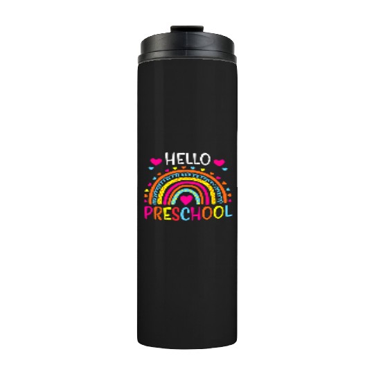 Hello Preschool Back To School Pre-K Teacher Thermal Tumblers