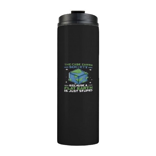 The Cube Earth Society Earth Planet Space Lover Thermal Tumblers