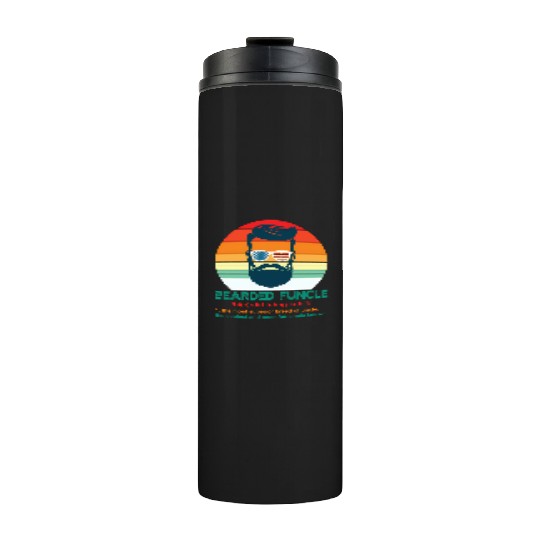 Bearded Funcle Definition Uncle Thermal Tumblers
