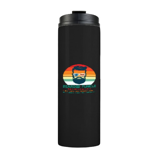 Bearded Funcle Definition Uncle Thermal Tumblers