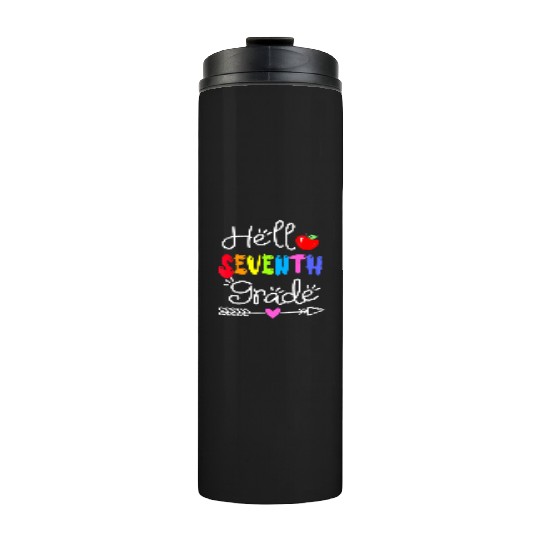 Hello 7th Grade Teacher Back to School Thermal Tumblers