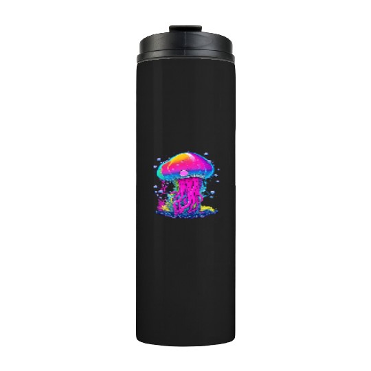 Vibrant Jellyfish Colorful Thermal Tumblers