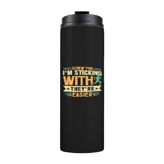 Triathlon Swimming Cycling Running Thermal Tumblers