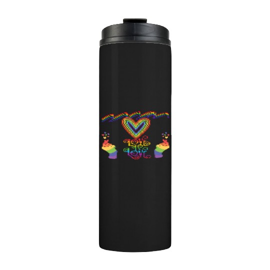 LOVE IS LOVE Thermal Tumblers