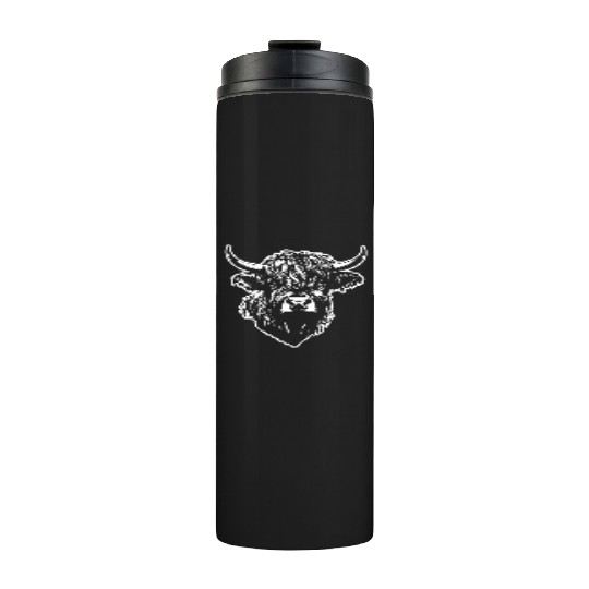 Scottish Highland Cow Thermal Tumblers