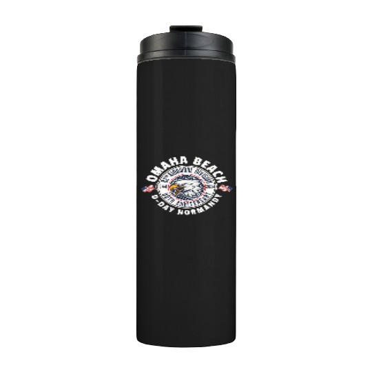 Omaha Beach airborne division 80th anniversary Thermal Tumblers