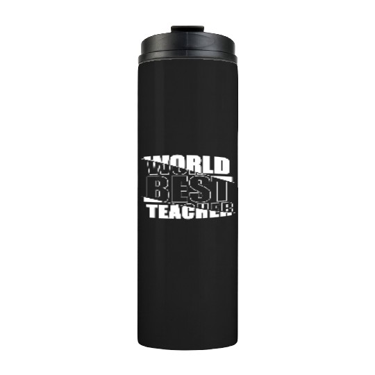 World Best Teacher Thermal Tumblers