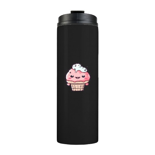 Embrace the Sweetness of our Cute Soft Ice Cream Thermal Tumblers