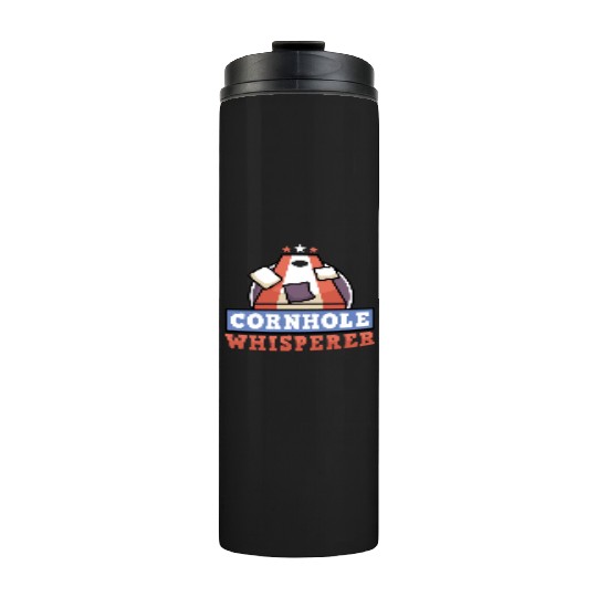 Cornhole Whisperer Bean Bag Lover Thermal Tumblers