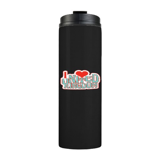 United kingdom hearts Thermal Tumblers